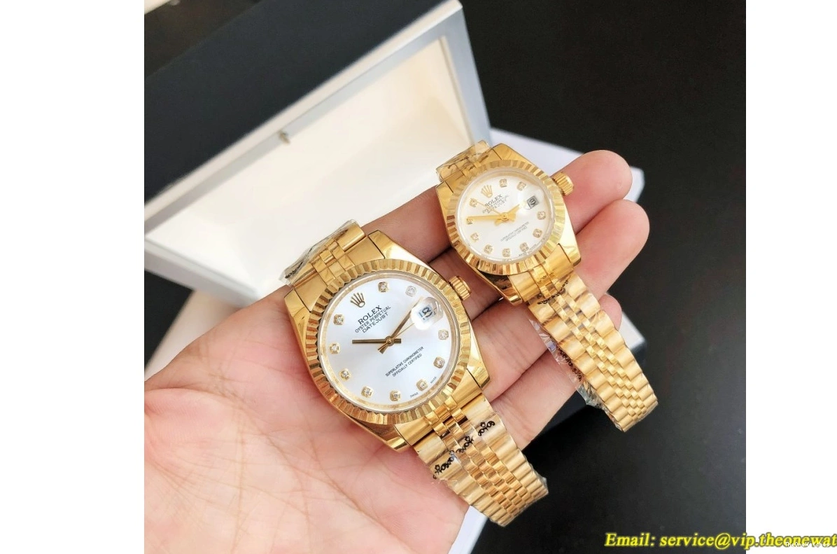 GDF Silver 28mm YG MY8215 36 Datejust Dia YG Jub 0124